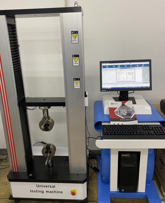 橡膠拉力試驗機示意圖
